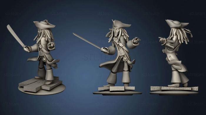 3D model Jack Sparrow (STL)