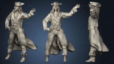 3D model jack sparrow (STL)