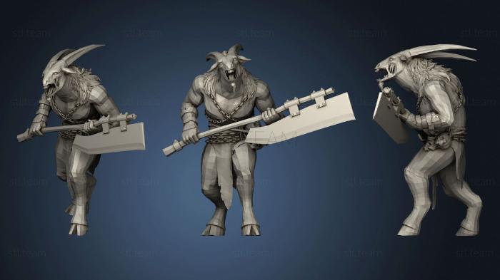 3D model Khazra Goatman Diablo IV fan art (STL)