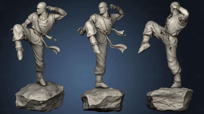 3D model Kungfu Monk (STL)