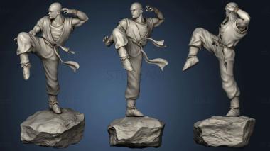 3D model Kungfu Monk (STL)