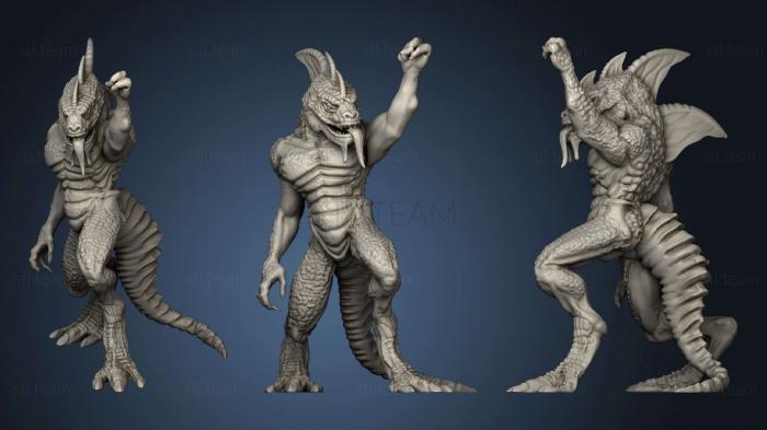 3D model Lizardfolk Champion (STL)