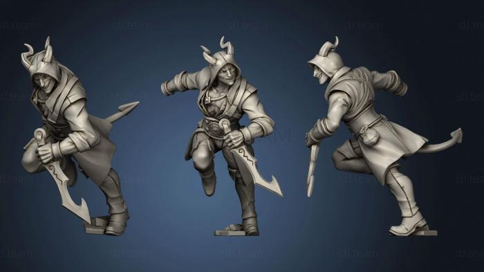 3D model Mezzalfiend Trickster Male Assassin (STL)