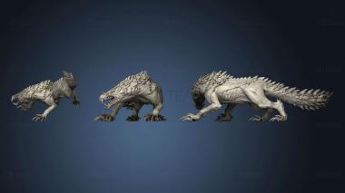 3D model Mhw  Odogaron (Posed) (STL)