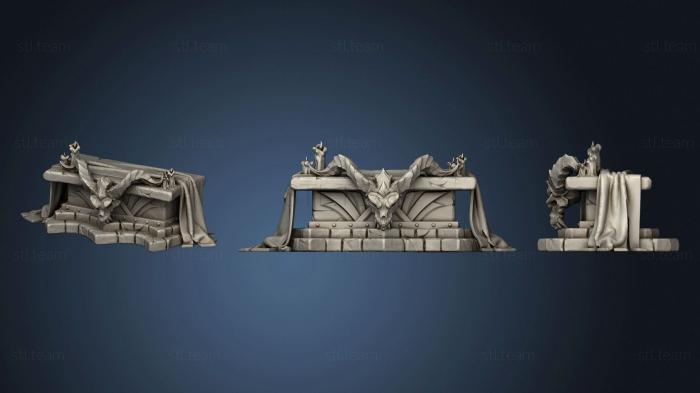 3D model Miniatures Fantasy Props Altar of Sacrifice (STL)