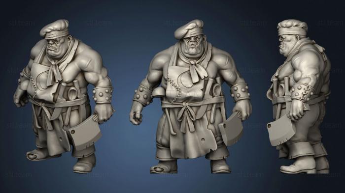 3D model Ogre Cook (STL)