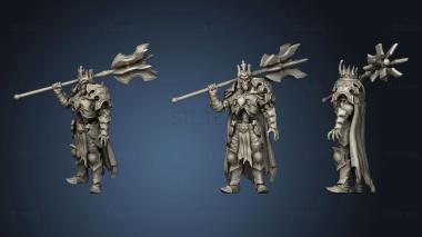 3D model Okharon undead warrior king (STL)