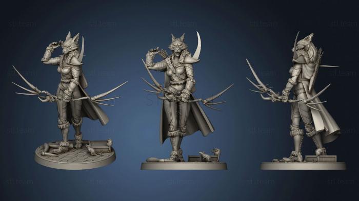 3D model Orc Huntress (STL)