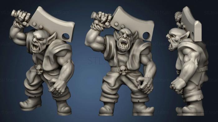 3D model Orc with sword 2 (STL)