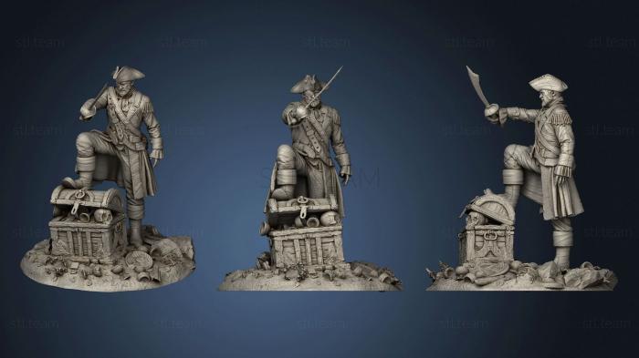 3D model Pirate Diorama (STL)