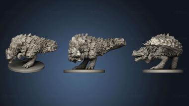 3D model Plumed Rex Coiled (STL)