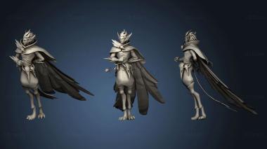 3D model Rakan With Stand and Lol Logo (STL)