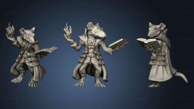 3D model Rat Wizard (Medium) (STL)