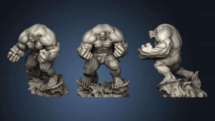 3D model Red Hulk Joe Madureira Version (STL)