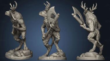 3D model Reindeer Minotaur (STL)