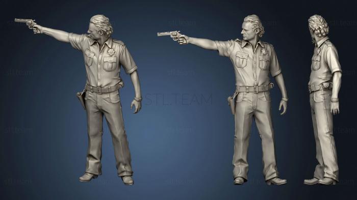 3D model Rick Grimes (STL)