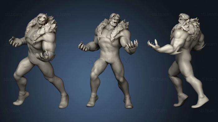 3D model Sabretooth X Men 32mm Wargame Miniature (STL)