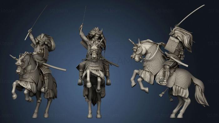 3D model samurai takeda shingen (STL)