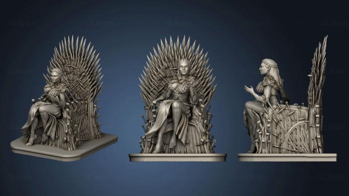 3D model Sansa on the Throne (STL)