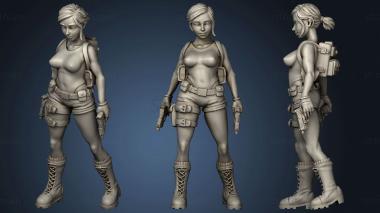 3D model Sexy Tomb Explorer in Shorts 2 (STL)