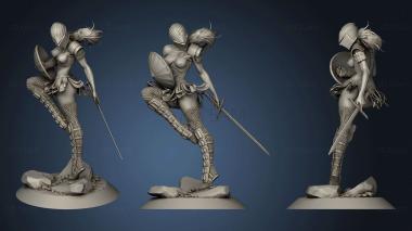 3D model Sexy warrior girl (STL)