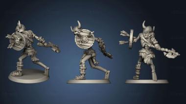 3D model skeleton attack (STL)