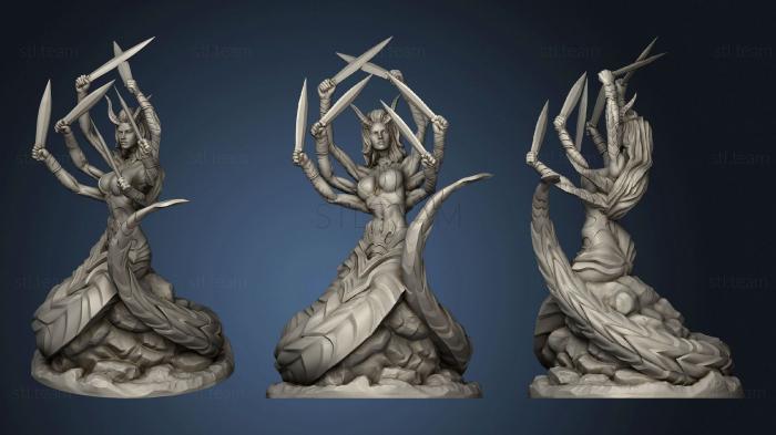 3D model Slithering Demoness (STL)