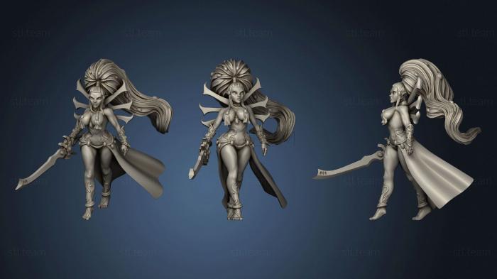 3D model Space elf pin up (STL)