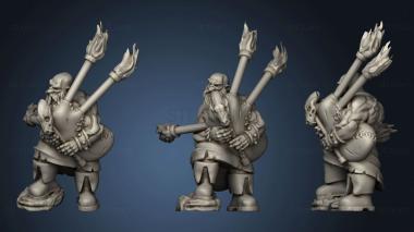 3D model The Dwarf Bard (STL)