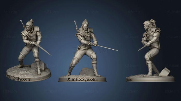 3D model The Witcher (2) (STL)