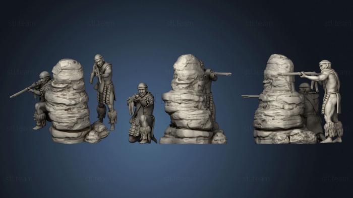 3D model The Zulu Warrior 2 (STL)