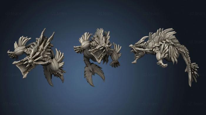 3D model Thunder Serpent Narwa Monster Hunter Rise (STL)