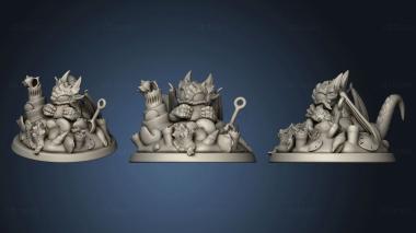 3D model Twin Goddess Shell Dragon (STL)