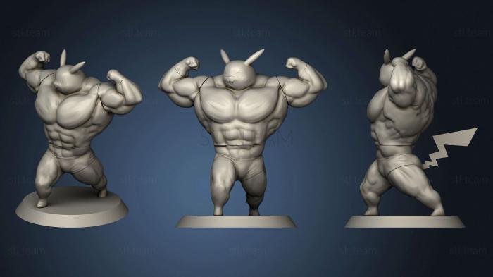 Статуэтки герои, монстры и демоны Ultra swole Pikachu