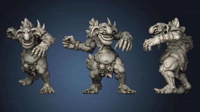 Статуэтки герои, монстры и демоны Underworld troll merged no goblin