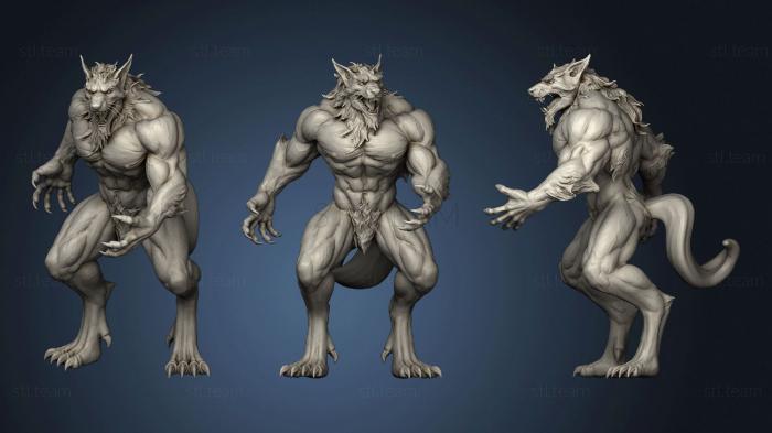 Статуэтки герои, монстры и демоны Warewolf Sculpt