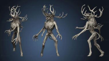 3D model Wendigo (Pose 02) (STL)