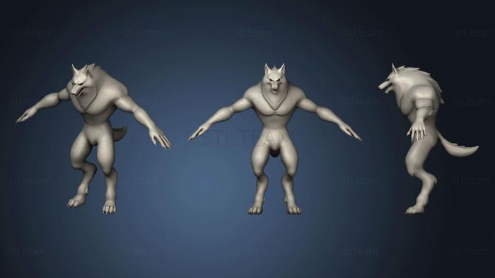 Статуэтки герои, монстры и демоны Werewolf Animated