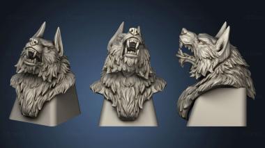 3D model Werewolf keycap (STL)