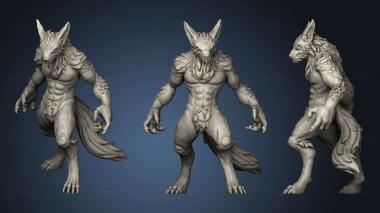 3D model Werewolf Miniatures Male (STL)