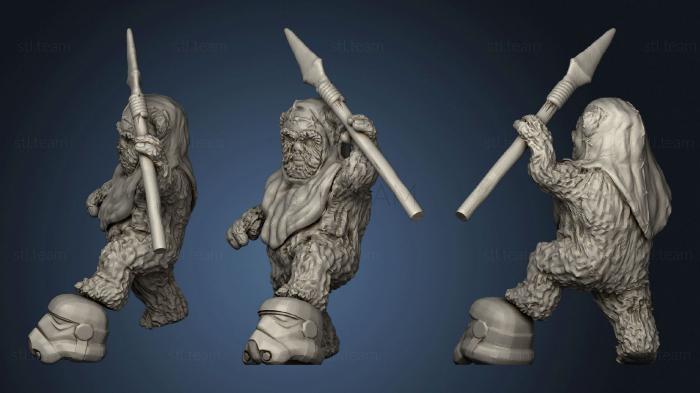 3D model Wicket Warrick (Star Wars Legion Scale) (STL)