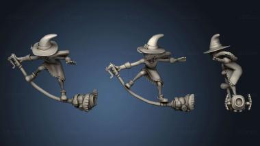 3D model Witch on broom (STL)