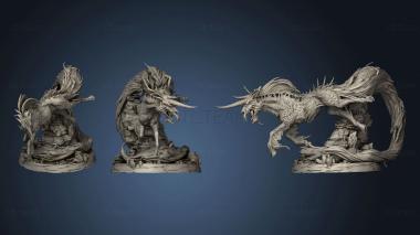 3D model Wraithful Kirin (STL)