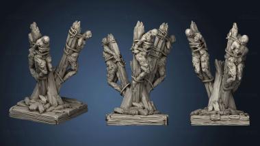 3D model Wrath Of God Plagued Cultists Stake (STL)