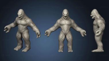 3D model Yeti Bigfoot Sasquatch (STL)