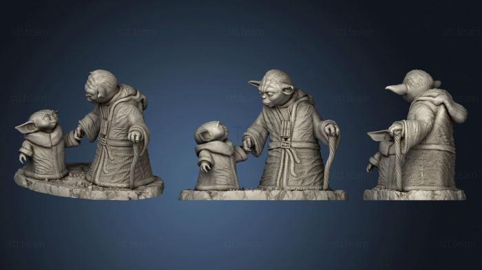 Yoda Grogu Diorama