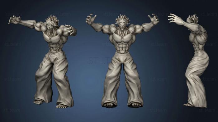 3D model Yujiro Hanma (STL)