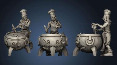 3D model Zombie Cook (STL)