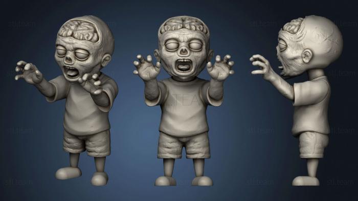 3D model Zombie Kid 2 (STL)