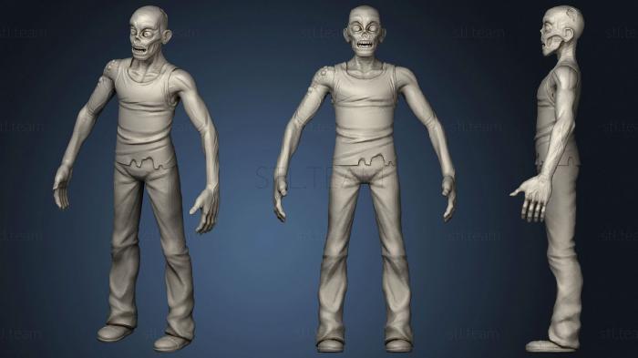 Статуэтки герои, монстры и демоны Zombie Sculpt